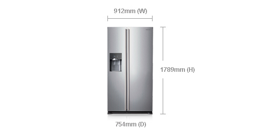 Samsung RS7567BHCSP side-by-side refrigerator – image 4