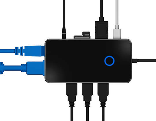 ICY BOX IB-DK4027-CPD Wired USB 3.2 Gen 2 (3.1 Gen 2) Type-A Anthracite, Black – image 4