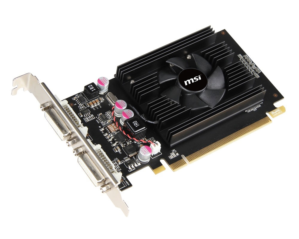 MSI N210-512D2 graphics card NVIDIA GeForce 210 0.5 GB GDDR2 image 2