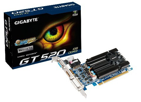 GIGABYTE GV-N520D3-1GI graphics card NVIDIA GeForce GT 520 – image 2