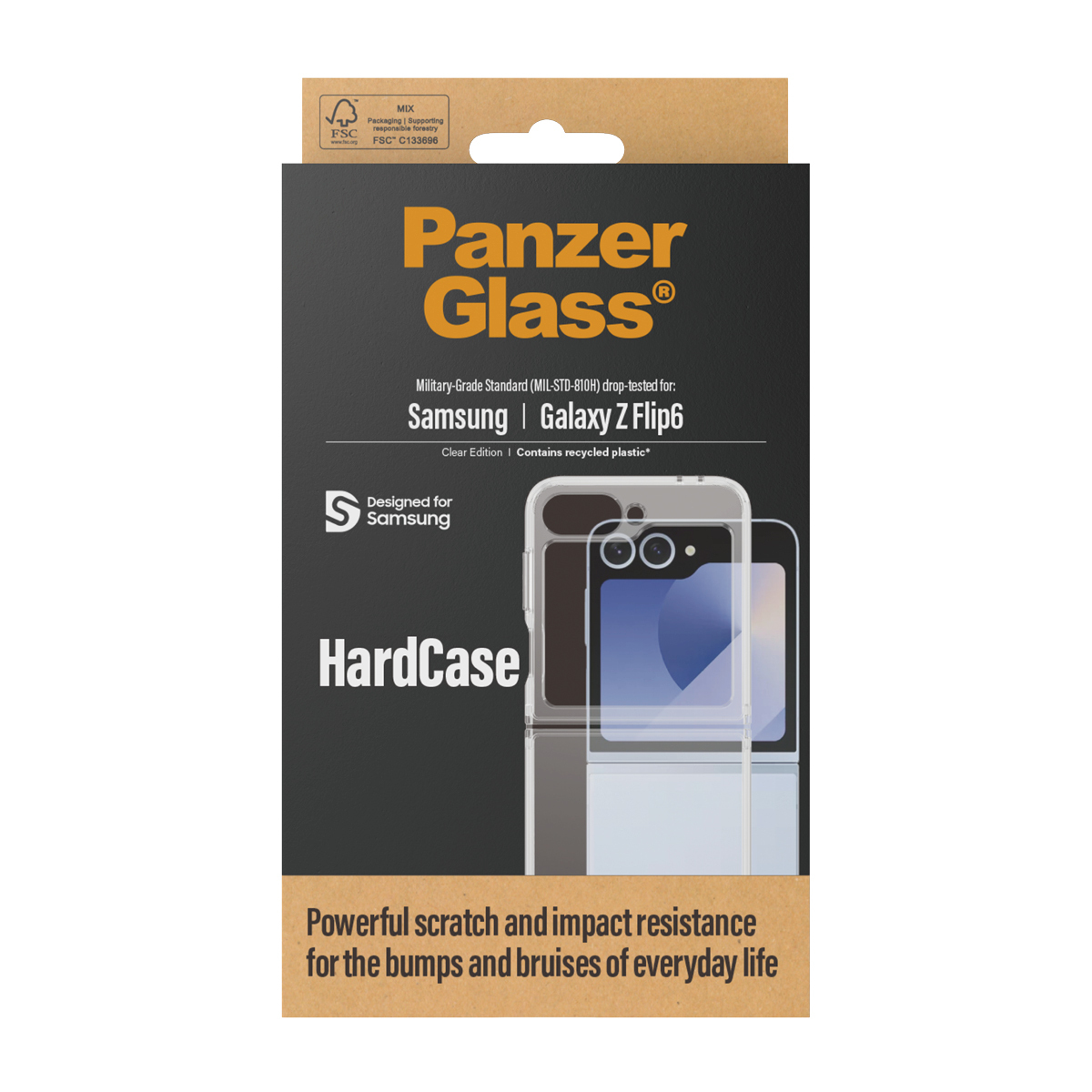 PanzerGlass® HardCase Transparent Samsung Galaxy Z Flip6 – image 3