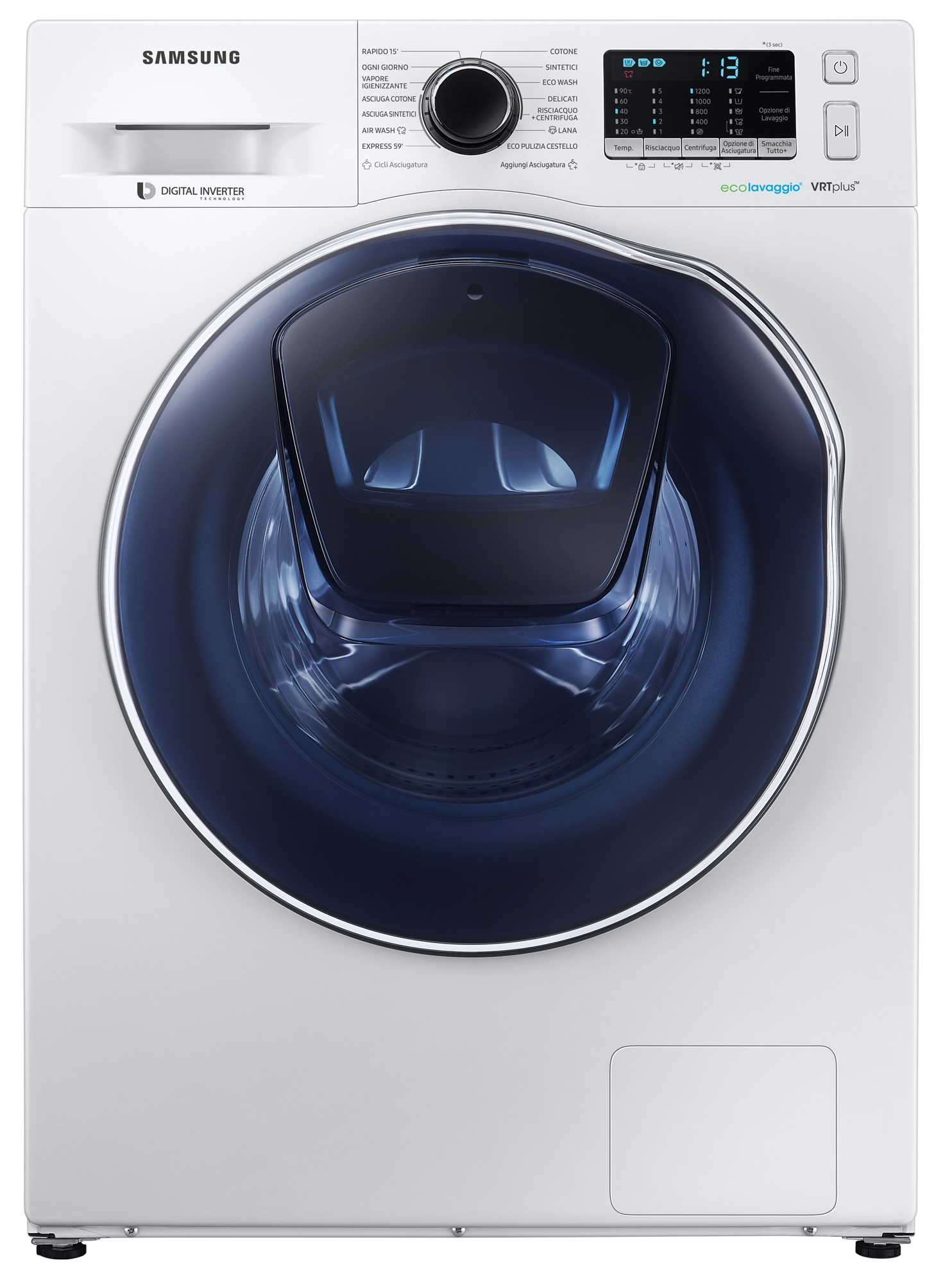 Samsung WD80K52E0ZW washer dryer Freestanding Front-load White