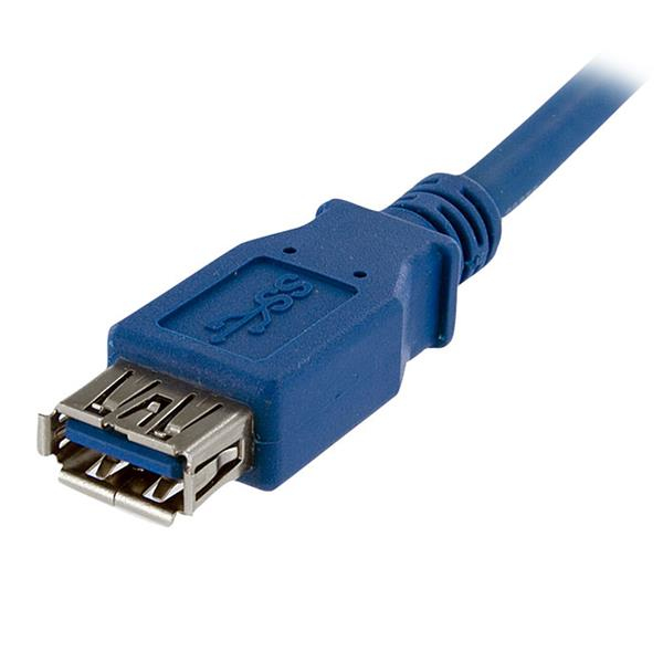 Extensión USB-A 3.0 1m StarTech USB3SEXT1M, 5Gbps Color Azul