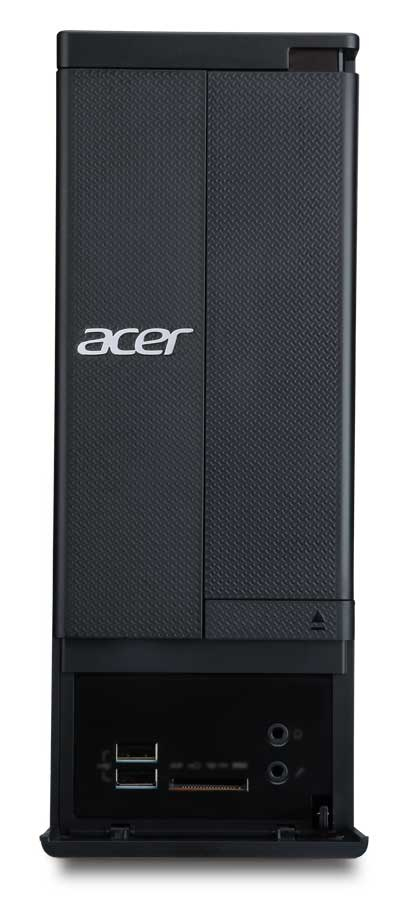 Acer Aspire 430 AMD E E-300 4 GB DDR3-SDRAM 500 GB Windows 7 Home Premium SFF PC Black image 2