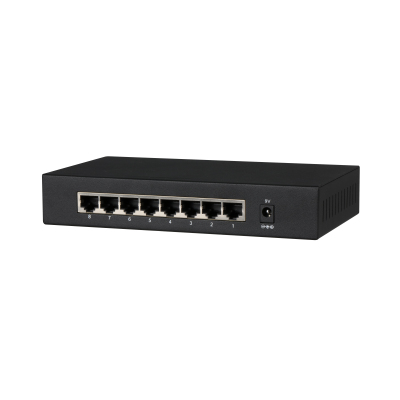 Dahua Technology PFS3008-8GT network switch Unmanaged L2 Gigabit Ethernet (10/100/1000) Black