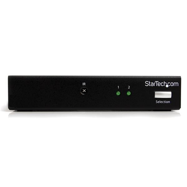 StarTech.com 2 Port DisplayPort Video Switch with Audio & IR Remote Control – image 2