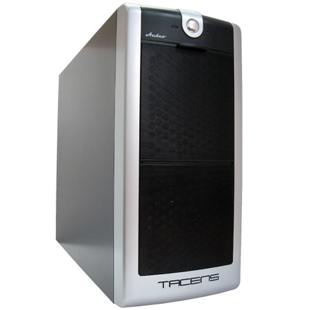 Tacens AUDEO Midi Tower Black, Silver