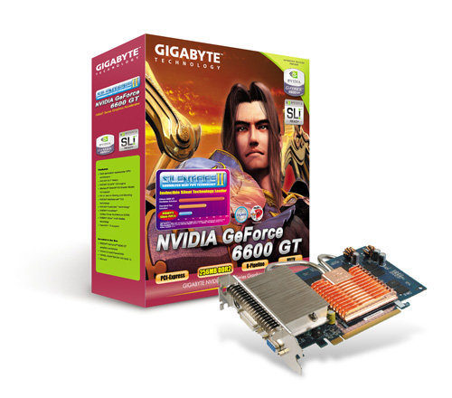 GIGABYTE GeForce6600, PCI-E x16, 256 MB