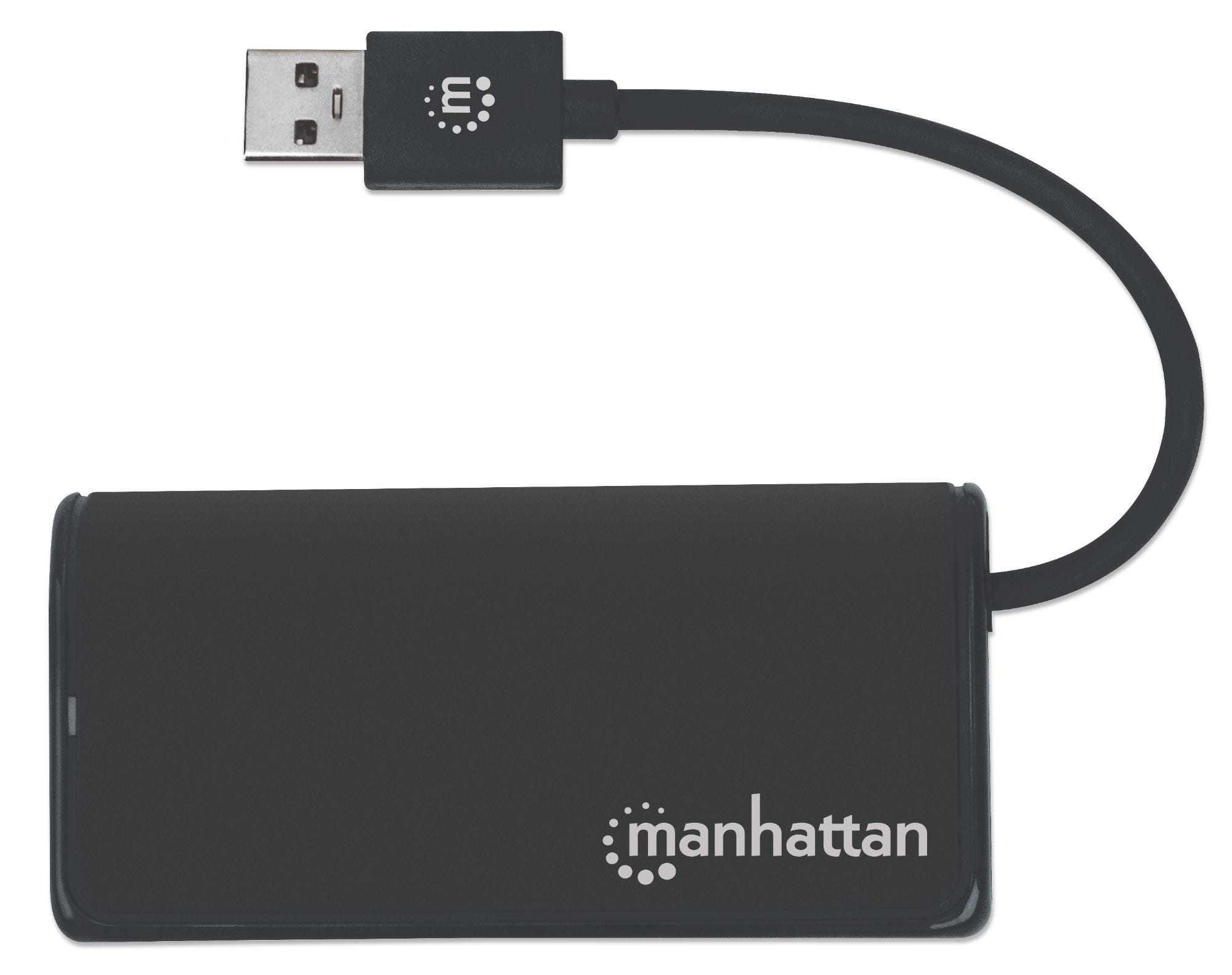 Manhattan USB-A 4-Port Hub/Dock, USB-A to 2x USB-C and 2x USB-A Ports, 5 Gbps (USB 3.2 Gen1 aka USB 3.0), Bus Power, Cable – image 2
