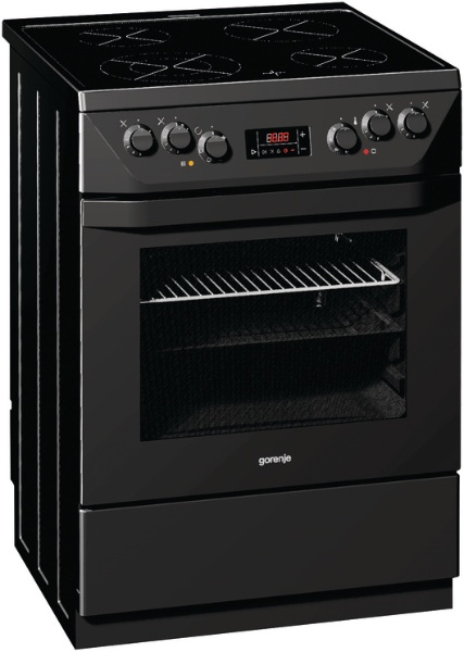 Gorenje EC65320BB cooker Freestanding cooker Electric Ceramic hob Black