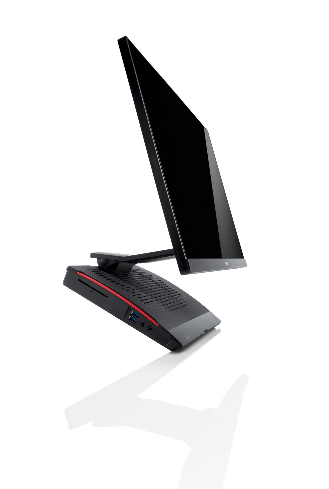 Fujitsu Displays X23T-1 MHL computer monitor 58.4 cm (23″) 1920 x 1080 pixels Full HD LED Black, Red image 6