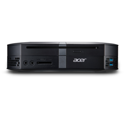 Acer Veriton N 2620G Intel® Celeron® 887 2 GB DDR3-SDRAM 320 GB HDD Linpus Linux USFF PC Black image 3