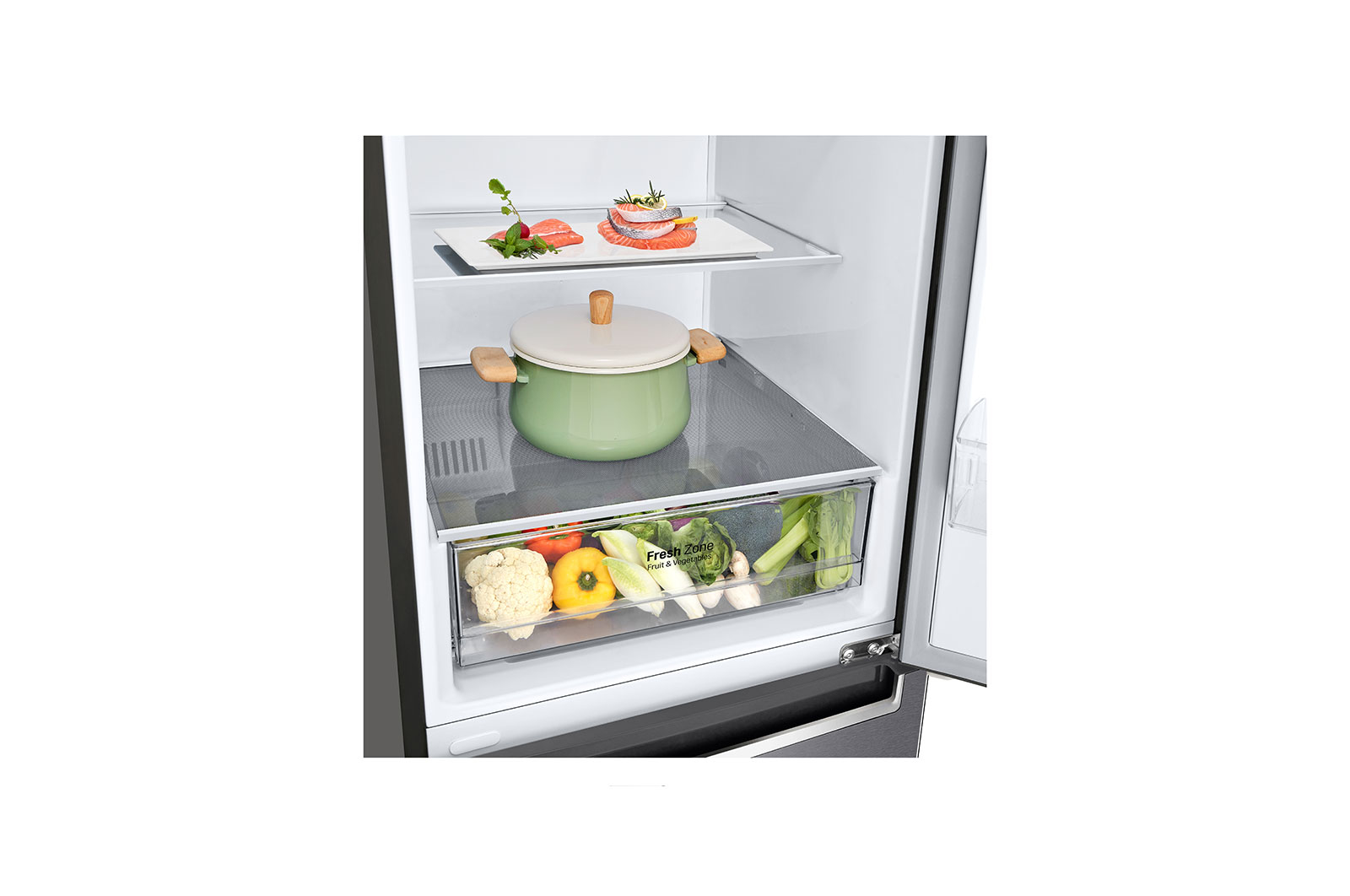 LG GBP32DSKZN fridge-freezer Freestanding – image 3