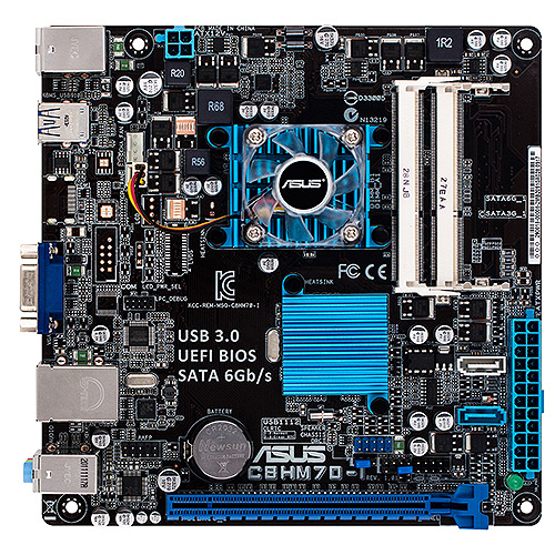 ASUS C8HM70-I Intel® HM70 Express BGA 1023 mini ITX image 2