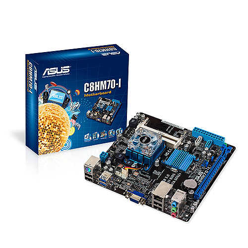 ASUS C8HM70-I Intel® HM70 Express BGA 1023 mini ITX image 4