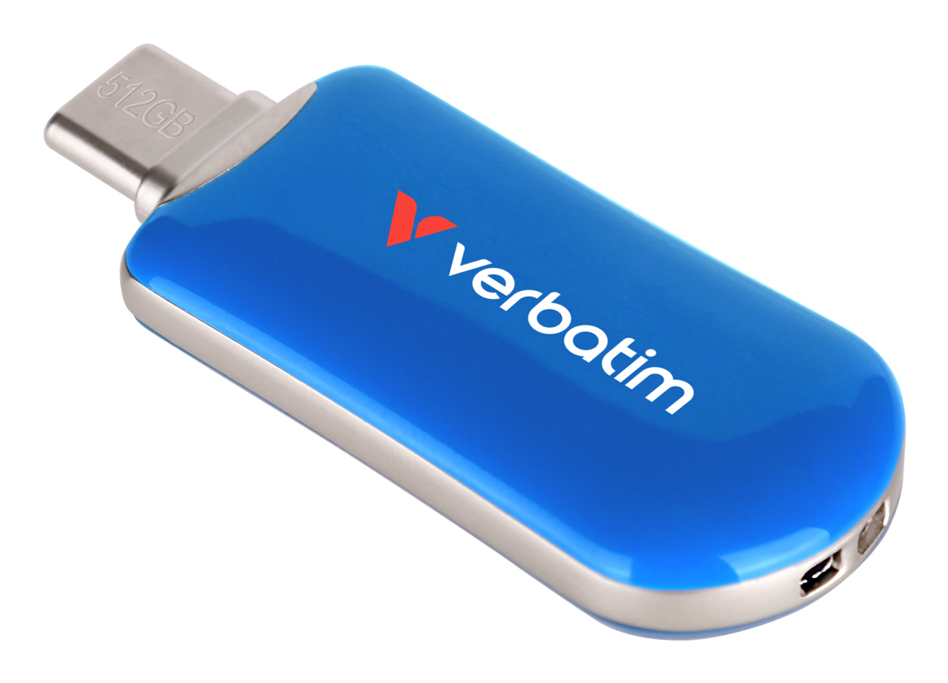 Verbatim Plectra USB-C Flash Drive Blue – image 3