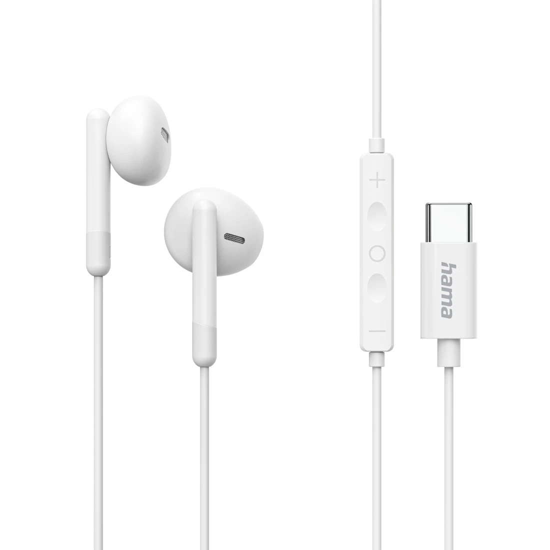 Hama Classy Headset Wired In-ear Calls/Music USB Type-C White