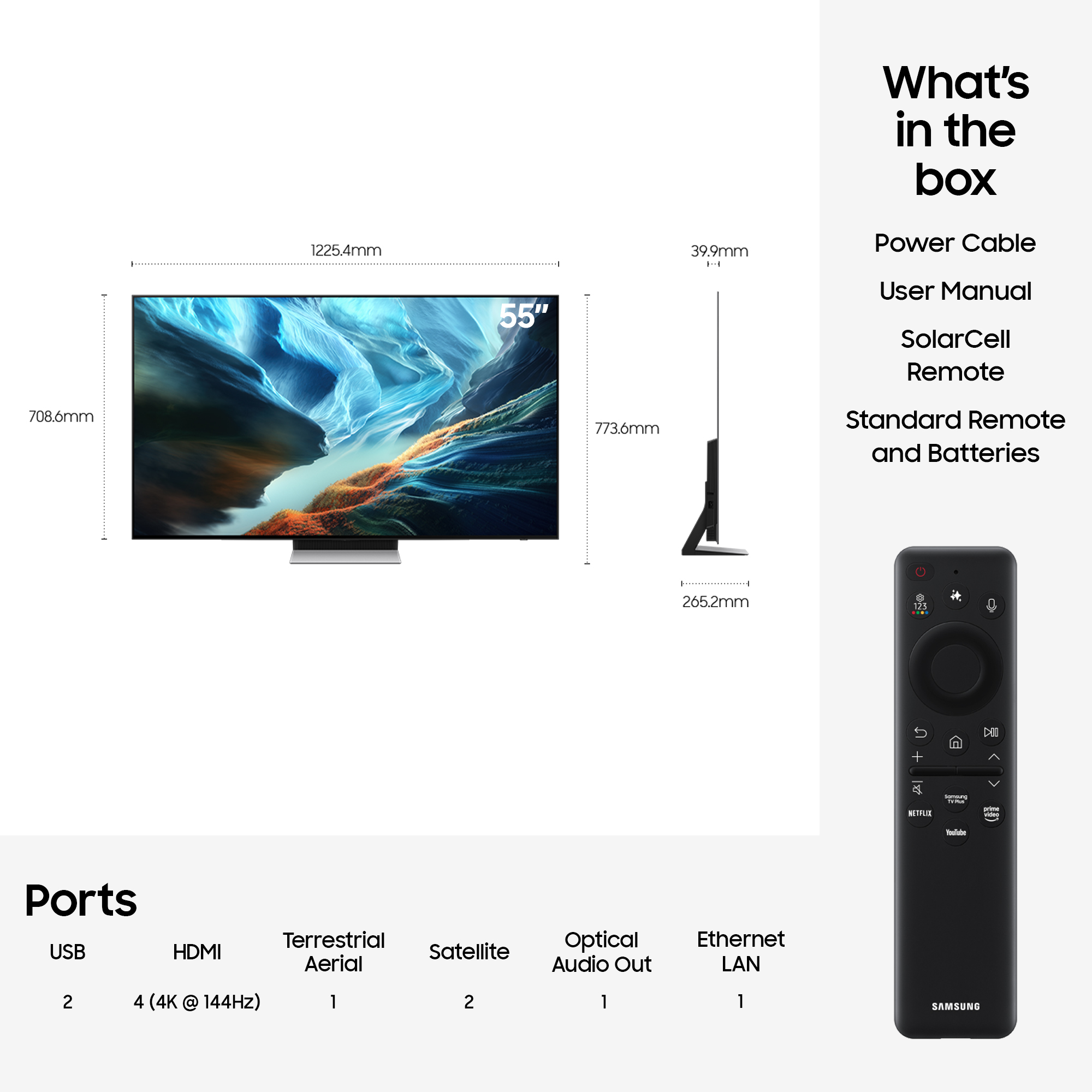 Samsung QE55S93HAEXXN TV – image 5