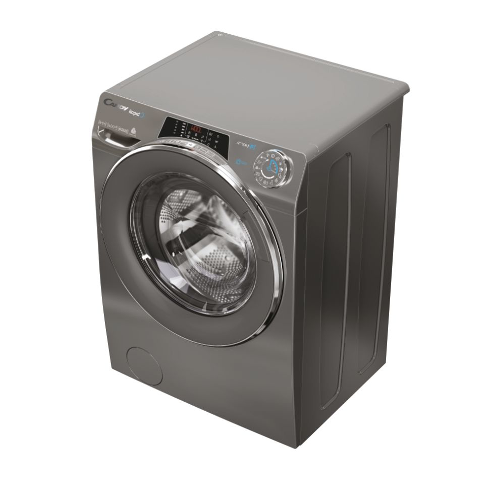 Candy RapidÓ ROW4964DWMCRE-S washer dryer Freestanding Front-load Anthracite – image 3