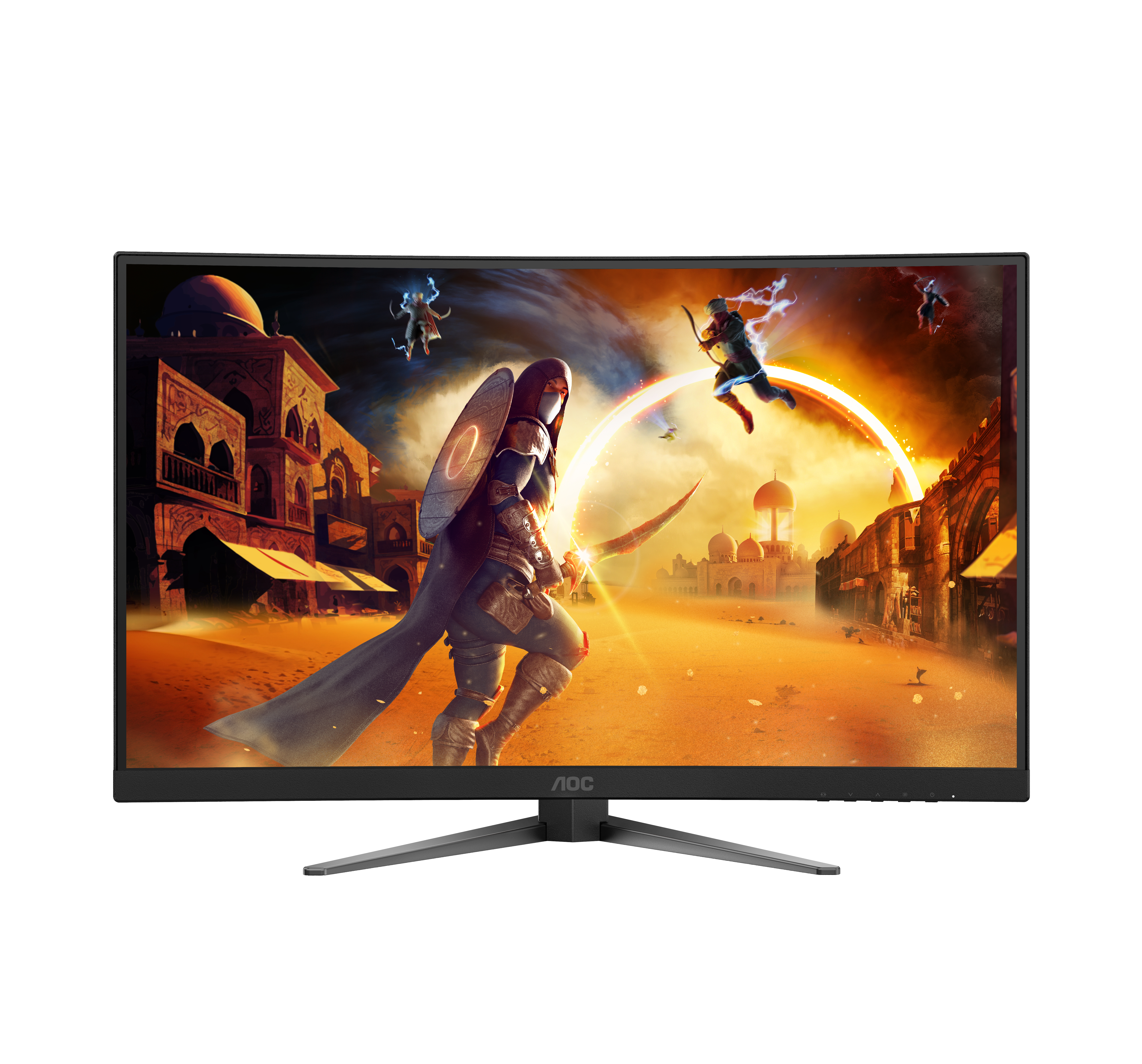 AOC G4 CQ27G4Z2AD computer monitor 68.6 cm (27″) 2560 x 1440 pixels Black, Red image 12