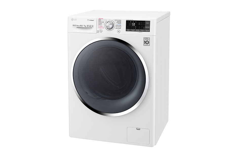 LG F104J8JH2W washer dryer Freestanding Front-load Black, Chrome, White – image 7