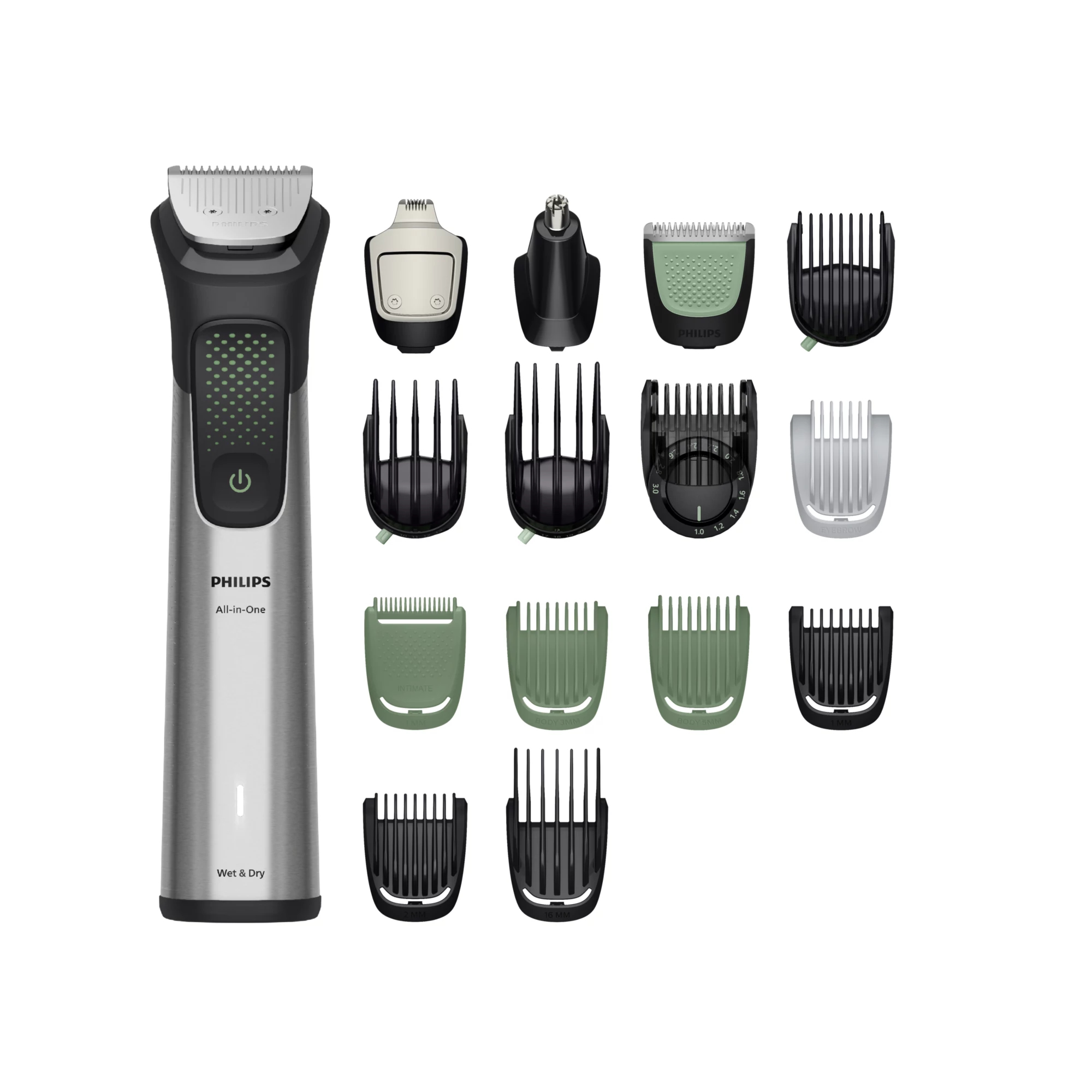 Philips MG9532/15 hair trimmers/clipper Silver 26 Lithium-Ion (Li-Ion)