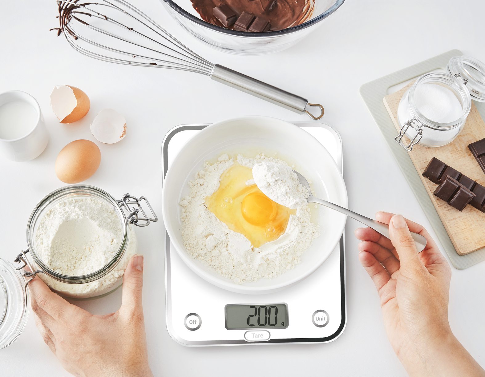 Moulinex BN5000 White Rectangle Electronic kitchen scale – image 4