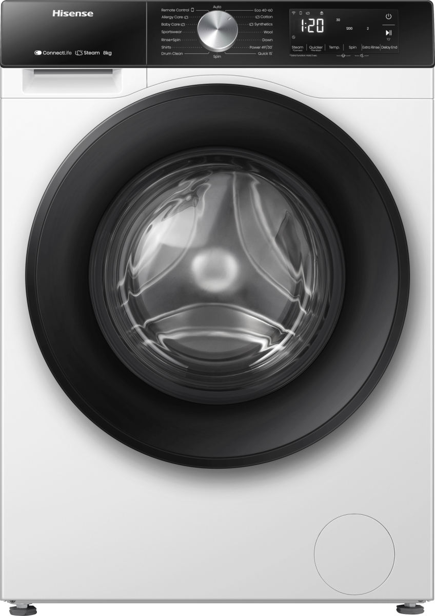 Hisense WF3S8043BW3 — vue 1 sur 8