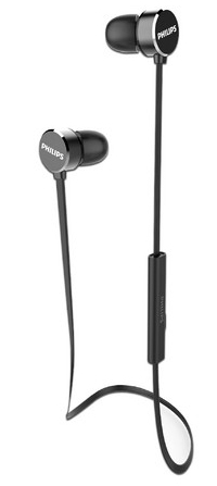 Auriculares Internos Philips Upbeat TAUN102BK - con Micrófono - en Oreja - Bluetooth - Inalámbrico - TAUN102BK/27
