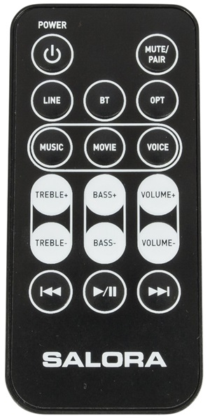 Salora Remote control (P36ATRC0001)