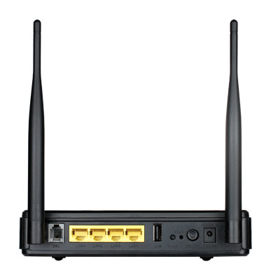 D-Link DSL-2750U wireless router Fast Ethernet Black – image 3
