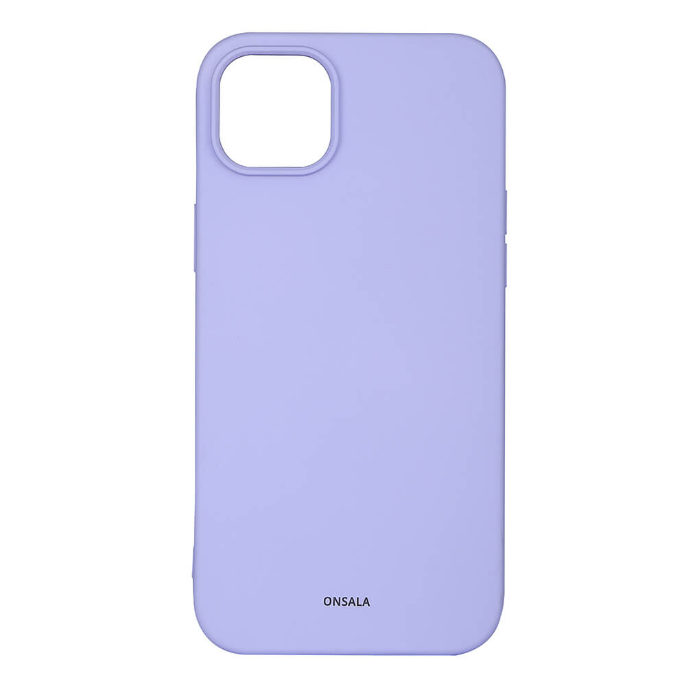 Onsala Phone Case Silicone Purple - iPhone 14 Plus