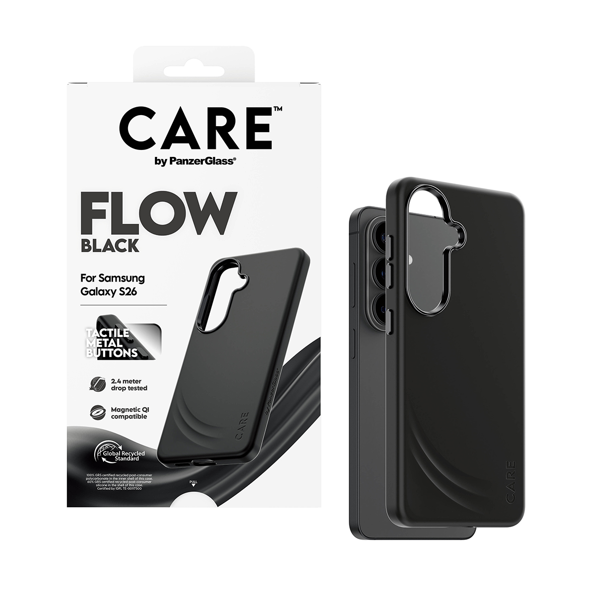 PanzerGlass CARE™ by PanzerGlass® Flow Case Black w. Qi Samsung Galaxy S26 – image 5