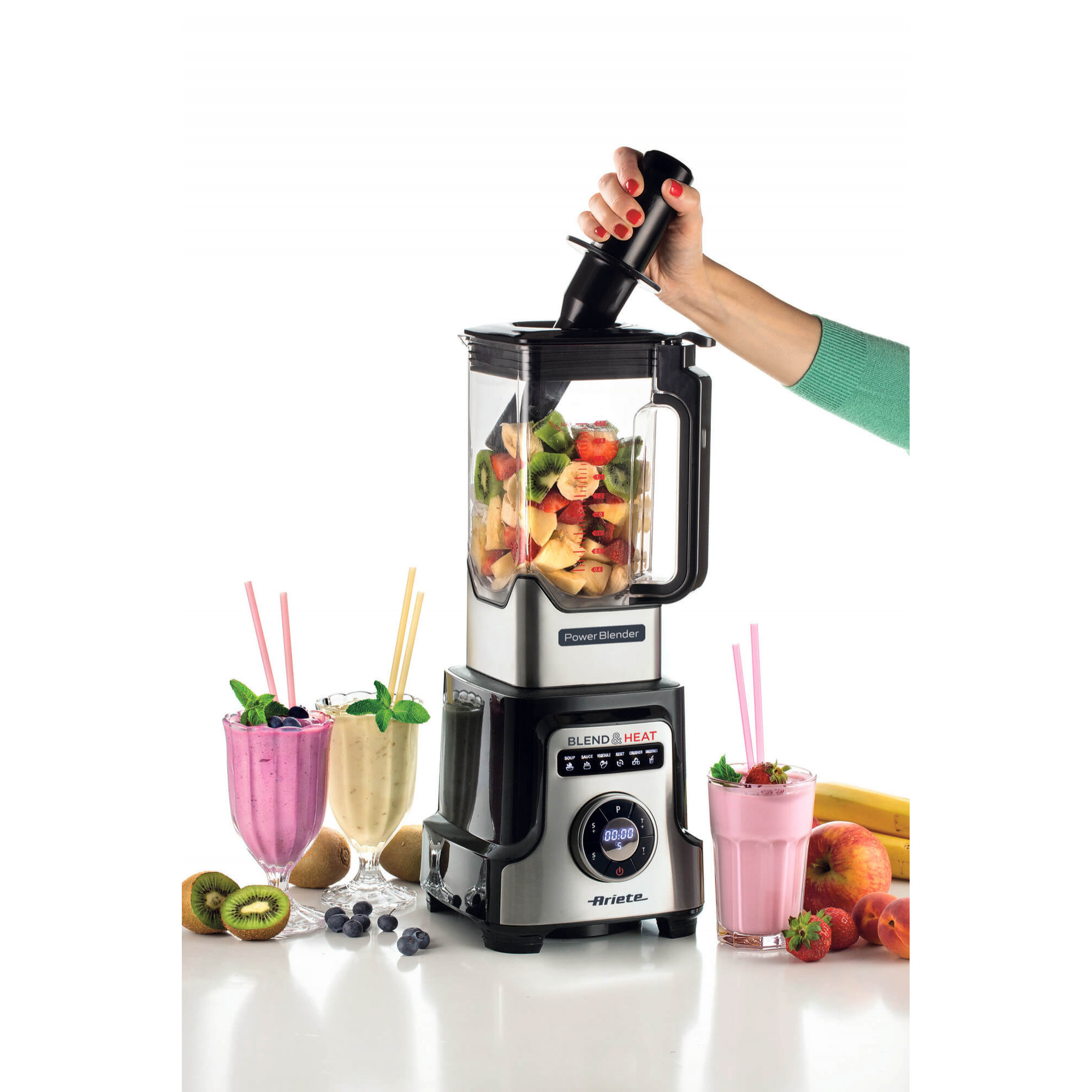 Ariete 0578/00 2 L Tabletop blender 2000 W Black, Stainless steel – image 2