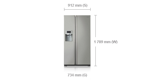 Samsung RSH5UTPN side-by-side refrigerator – image 2