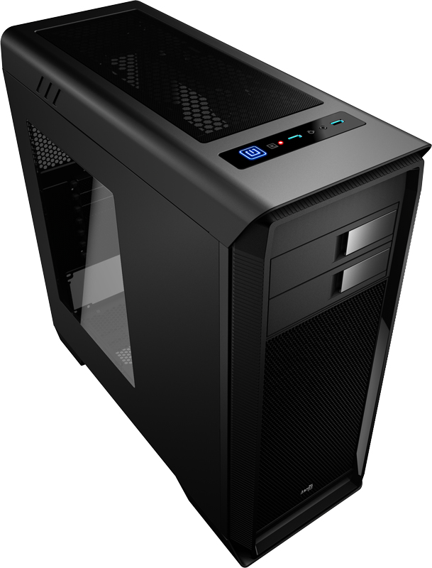 Aerocool AERO-1000 Midi Tower Black – image 1