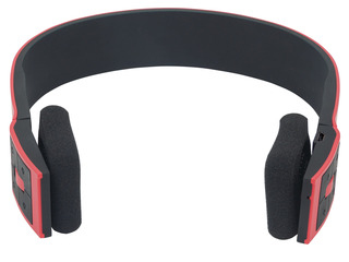Manhattan 178754 headphones/headset Wireless Head-band Calls/Music Bluetooth Red – image 3