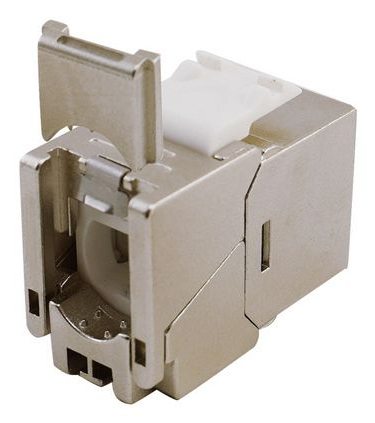 Cat.6A Slim Keystone Jack, werkzeuglos, geschirmt, 8 Stück/Set