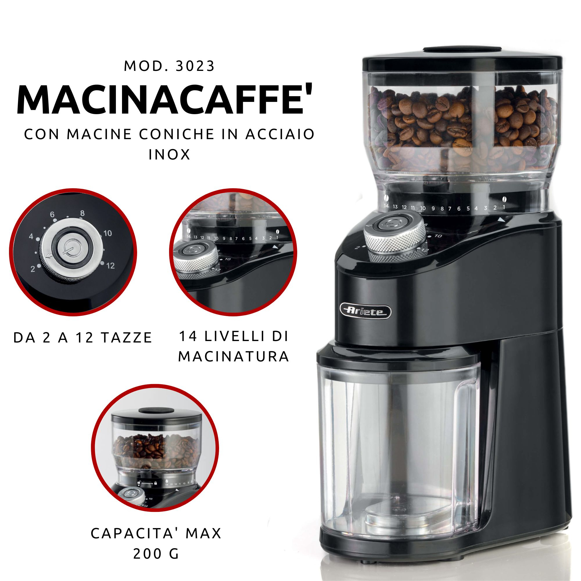 Ariete Coffee Grinder 3023 – image 2