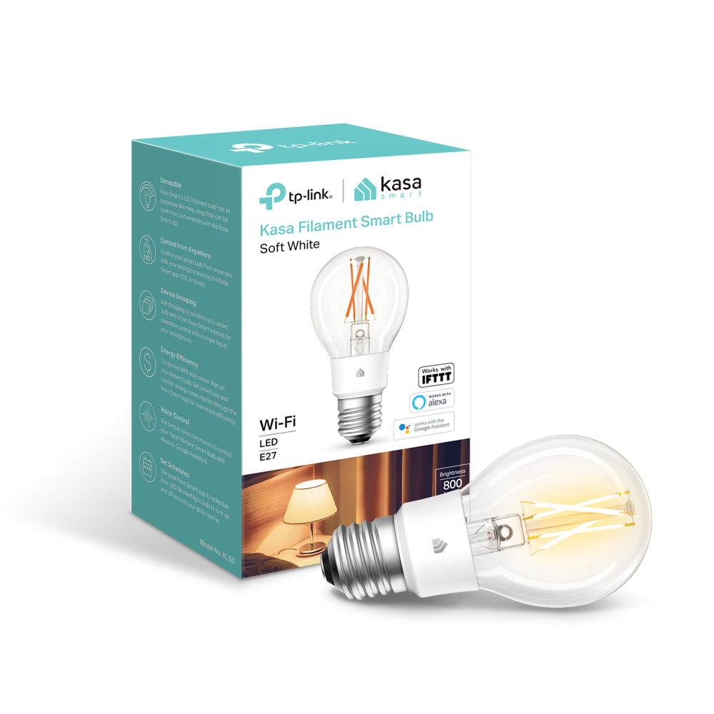 TP-Link Kasa Filament Smart Bulb, Soft White – image 2