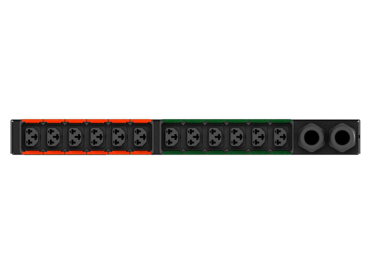 Vertiv Geist AN01X1R1-12CF18-3TL6TL6A011-D power distribution unit (PDU) 12 AC outlet(s) 0U Black – image 2