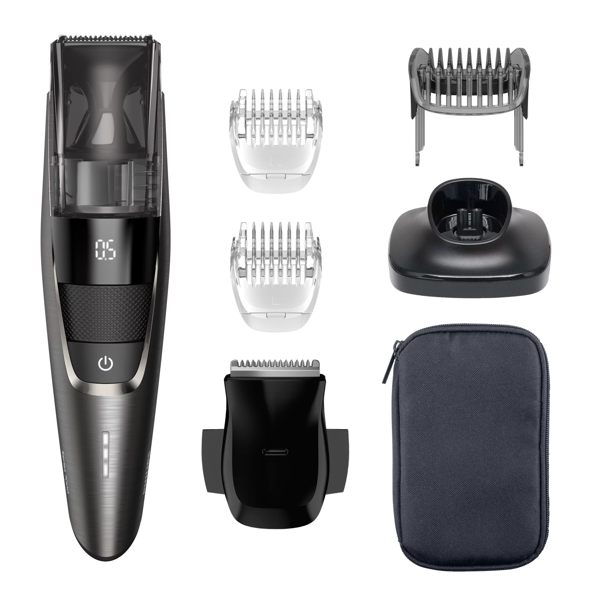 Philips BEARDTRIMMER Series 7000 Vacuum Beard Trimmer BT7520/15 – image 1