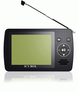 ICY BOX IB-MP101 Portable TV Black – image 2
