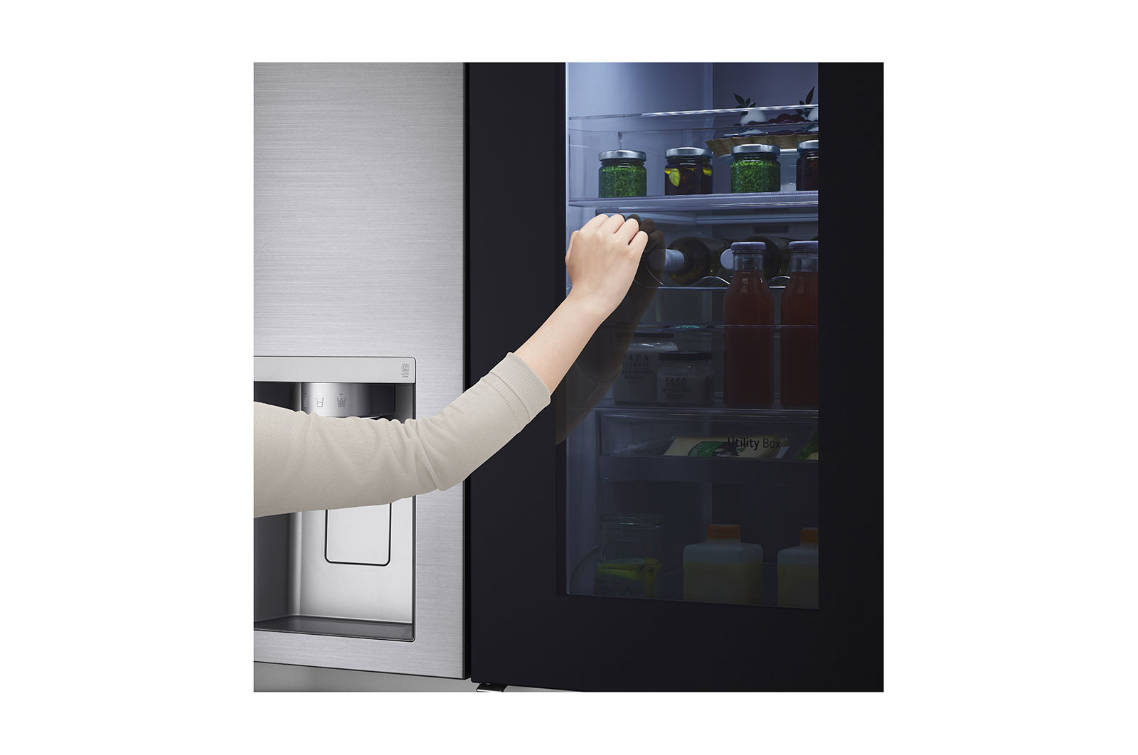LG GSXV90PZAE side-by-side refrigerator Freestanding – image 7