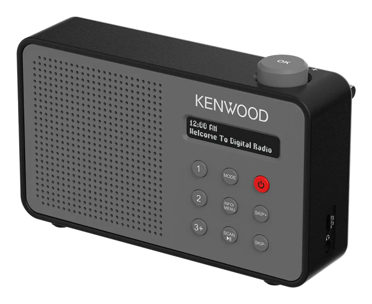 Kenwood CR-M25DAB-H radio Portable Digital Grey – image 4