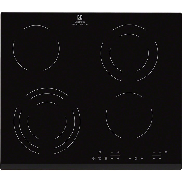 Electrolux EHF96343FK Black Built-in Ceramic hob 4 zone(s)