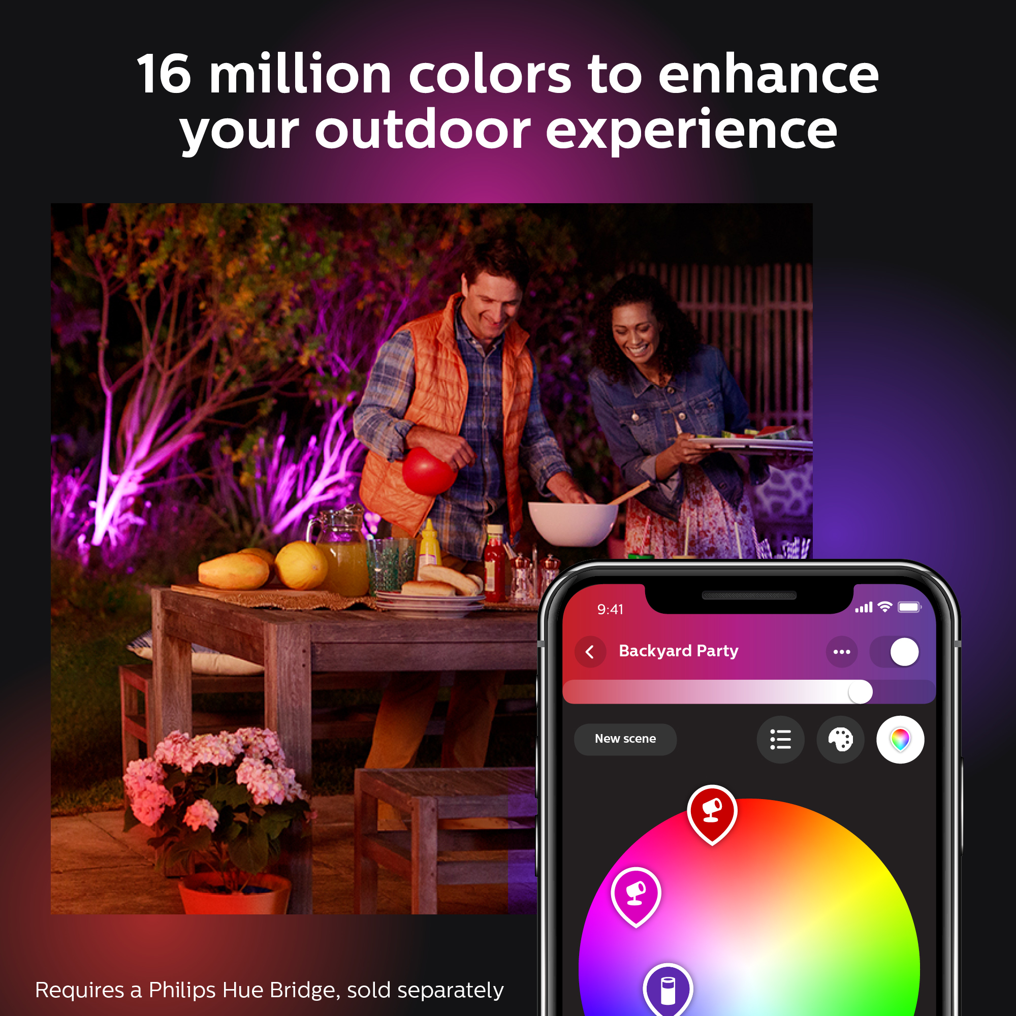 Philips by Signify Philips Hue Lily Base and Extension Kit, 4-Pack – image 8
