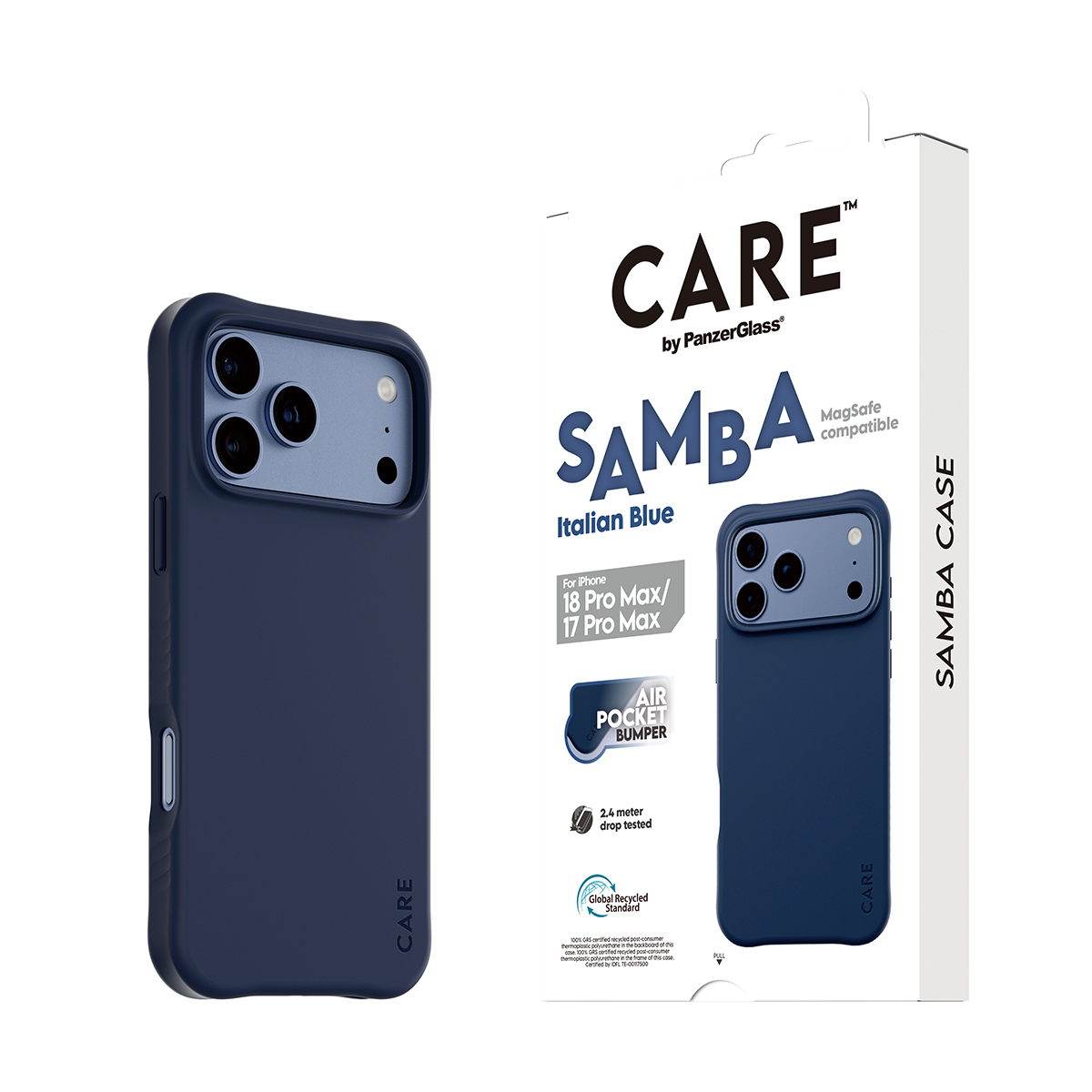 PanzerGlass CARE™ by PanzerGlass® Samba Case Italian Blue w. MagSafe iPhone 18 Pro Max | 17 Pro Max – image 6