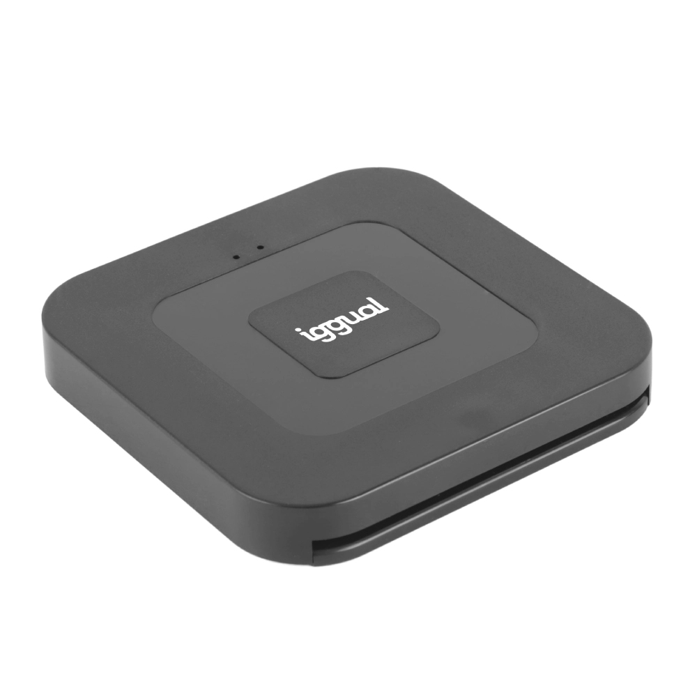 iggual IGG320723 smart card reader USB USB Type-C Black – image 3