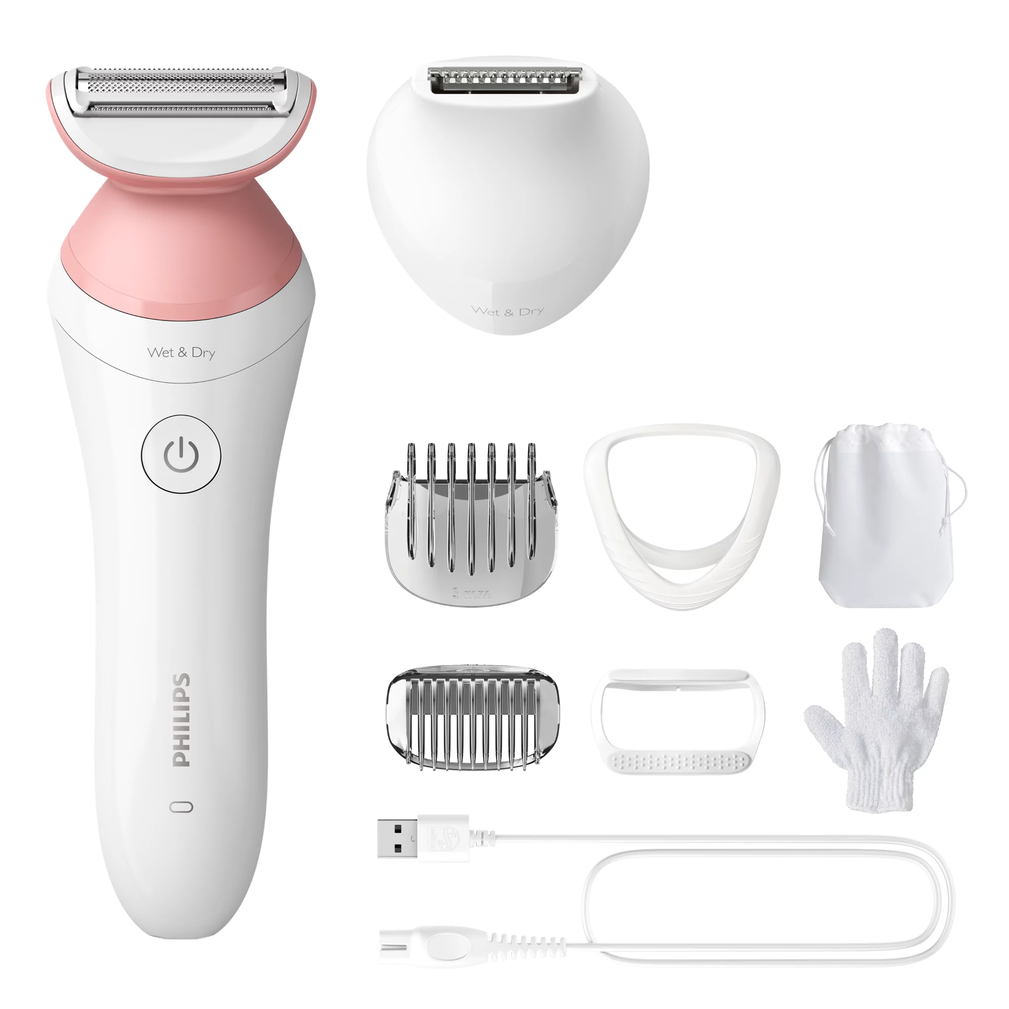 Philips 6000 series Lady Shaver Series 6000 BRL146/00 Cordless shaver with 7 accessories - wet and dry use – image 1